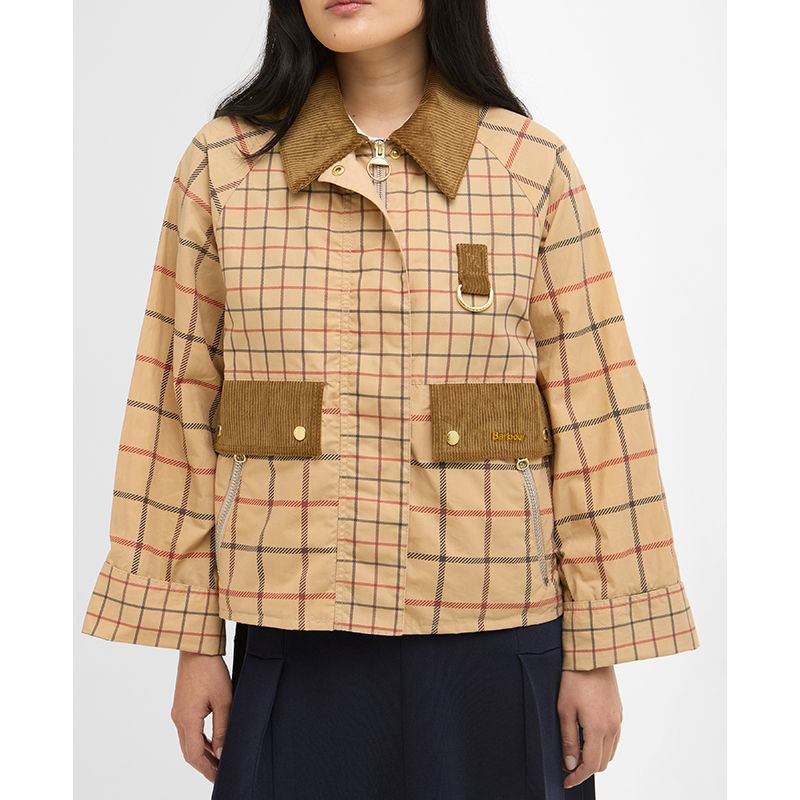 Veste Mackworth à carreaux Casual Femme Barbour