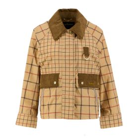 Casual Mackworth-jas met ruitjesmotief van Barbour