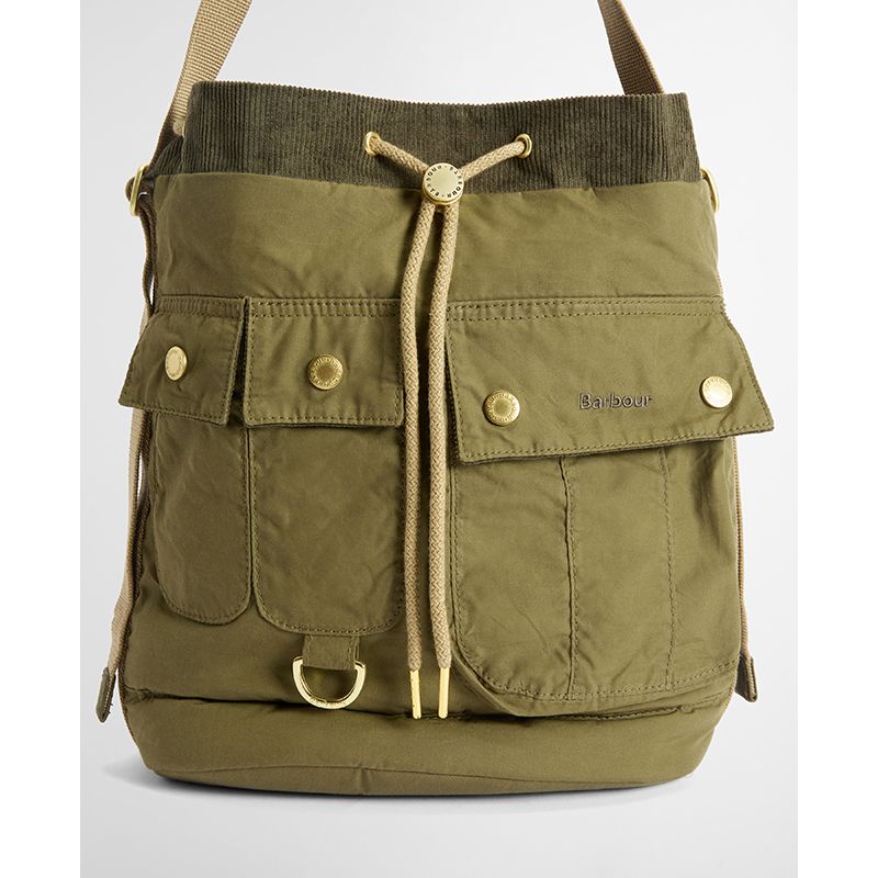 Draagtas Mia met trekkoord Barbour