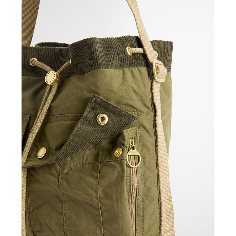 Draagtas Mia met trekkoord Barbour