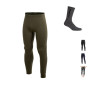 Caleçon Long Johns 400g with fly Woolpower avec chaussettes offertes