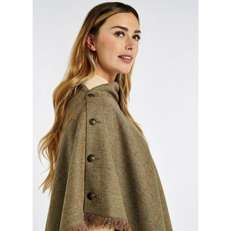 Poncho en Tweed Femme Hazelwood Dubarry