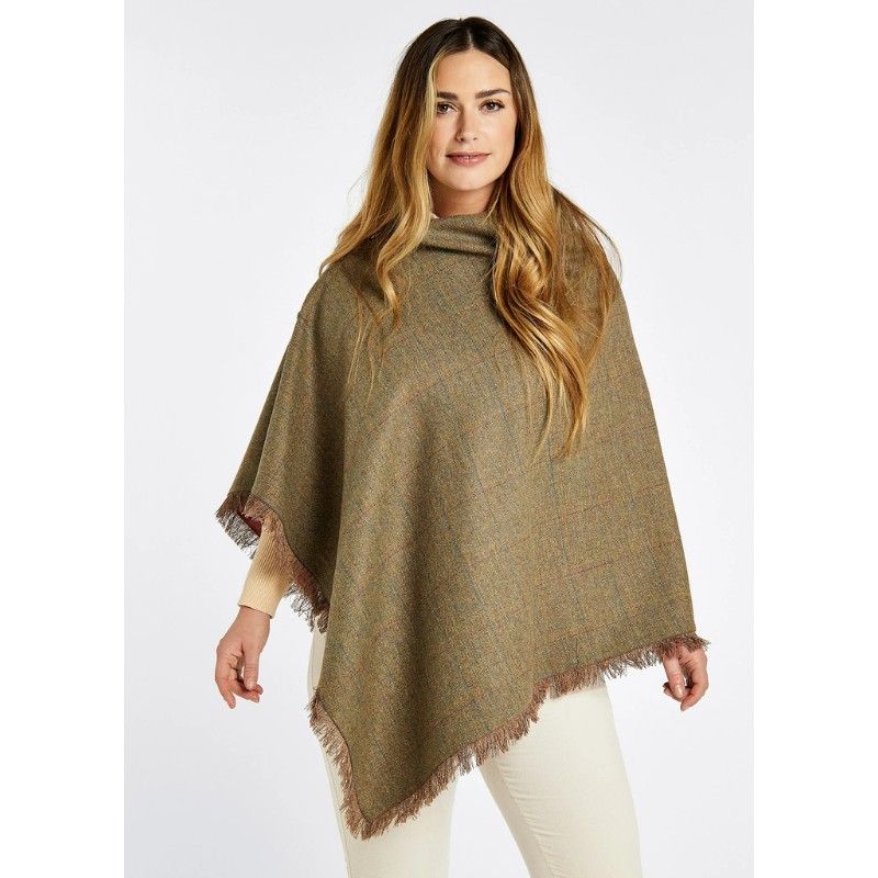 Poncho en Tweed Femme Hazelwood Dubarry