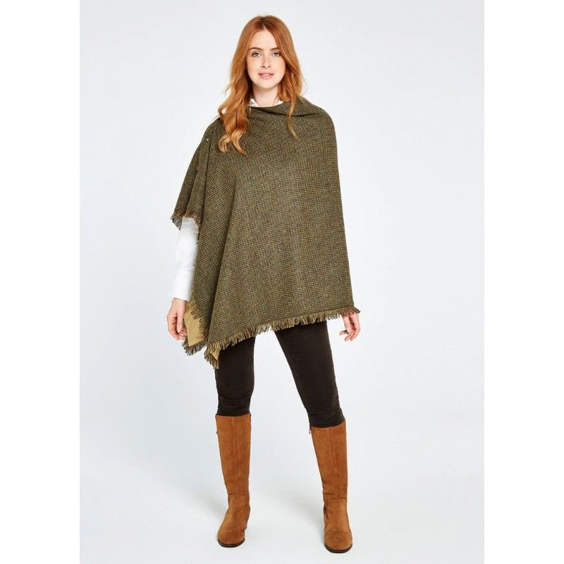 Poncho en Tweed Femme Hazelwood Dubarry