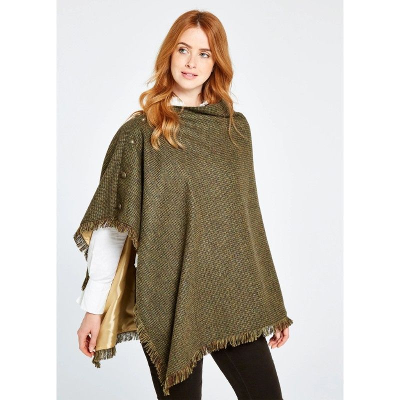 Poncho en Tweed Femme Hazelwood Dubarry