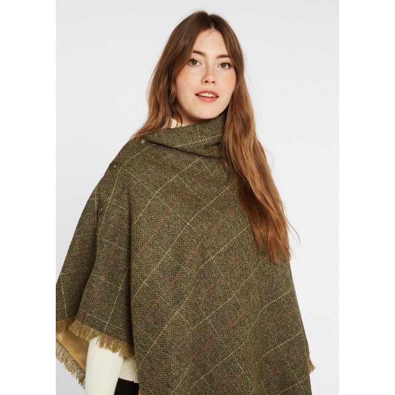 Poncho en Tweed Femme Hazelwood Dubarry