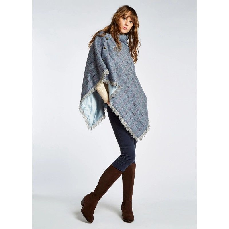 Poncho en Tweed Femme Hazelwood Dubarry