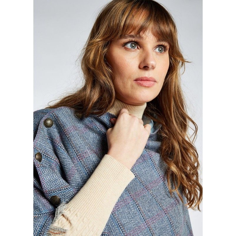 Poncho en Tweed Femme Hazelwood Dubarry