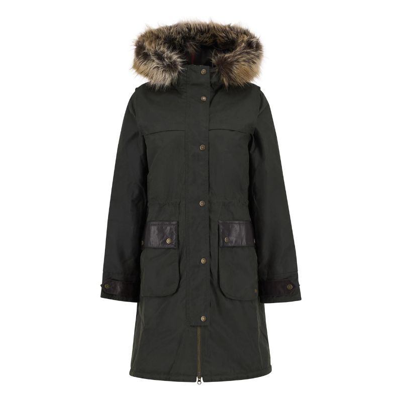 Parka huilée Durham City Femme Barbour