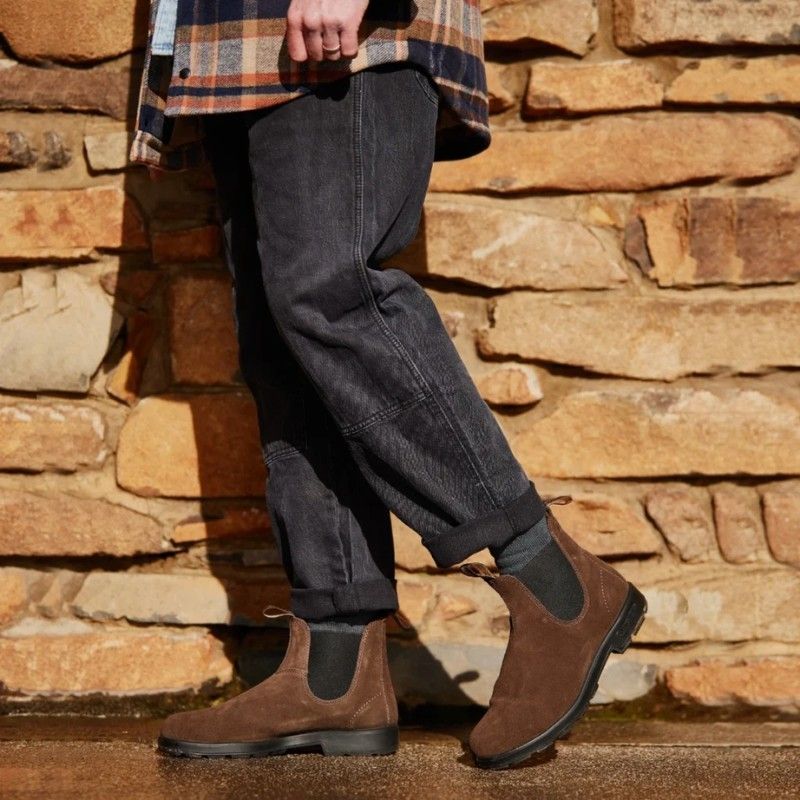 Boots Chelsea Suede mixte 2410 Blundstone