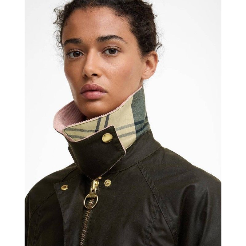 Veste Courte Huilée Beadnell Femme Barbour