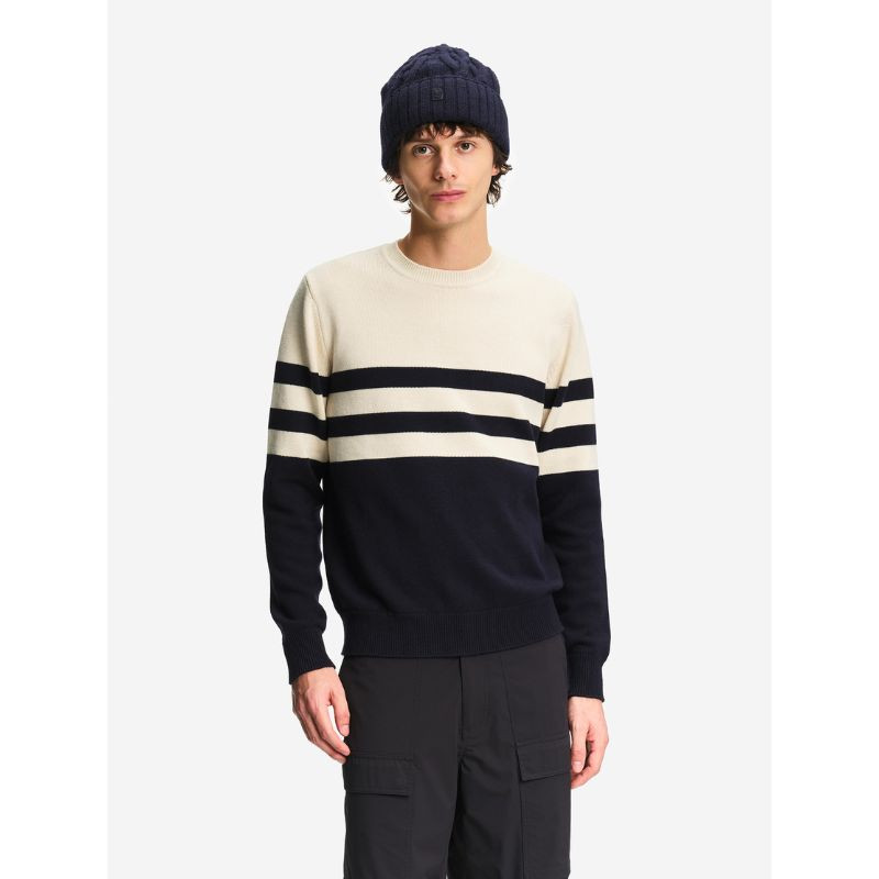 Pull marin en laine et coton Aigle