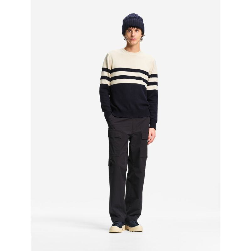 Pull marin en laine et coton Aigle