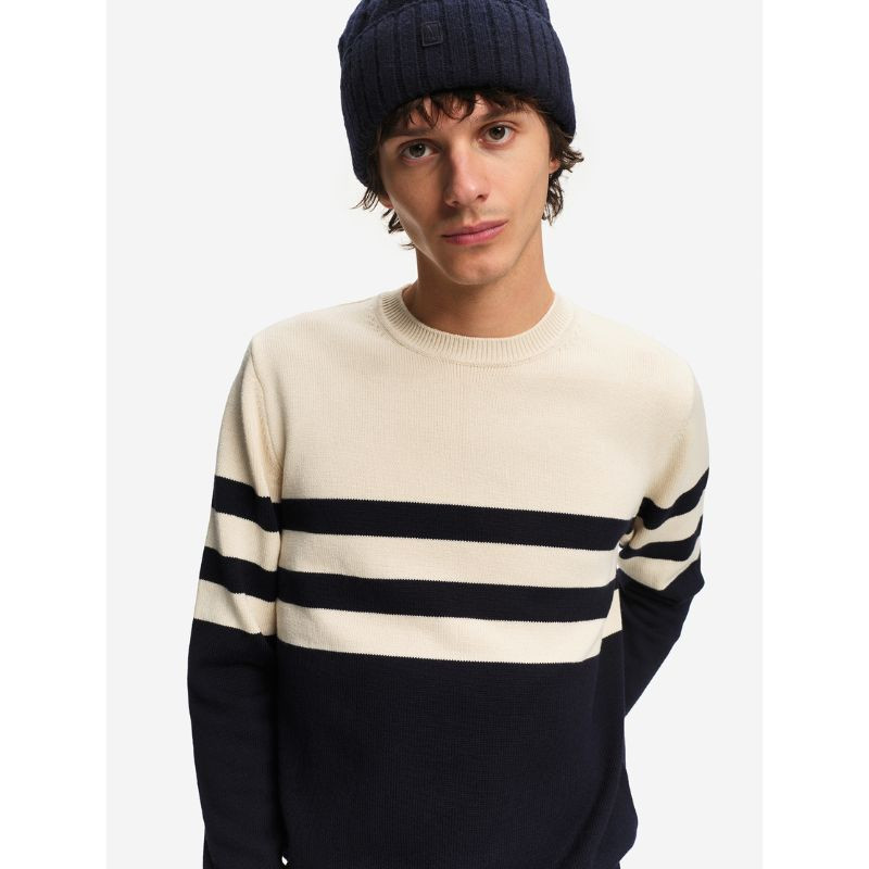 Pull marin en laine et coton Aigle