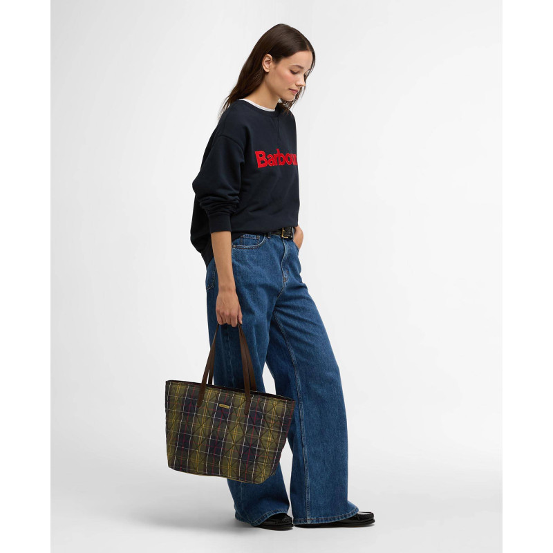 Sac matelasse Wetherham tartan Barbour