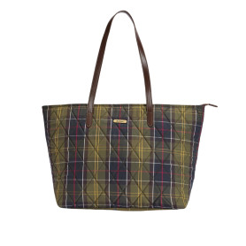 Sac matelasse Wetherham tartan Barbour