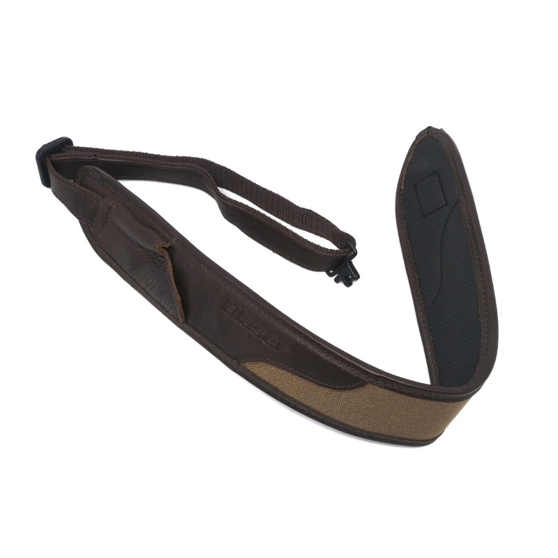 Bretelle de fusil R8 Silence en toile et cuir Blaser