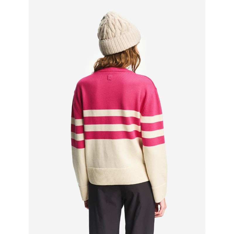 Pull marin rayé en coton et laine Femme Aigle