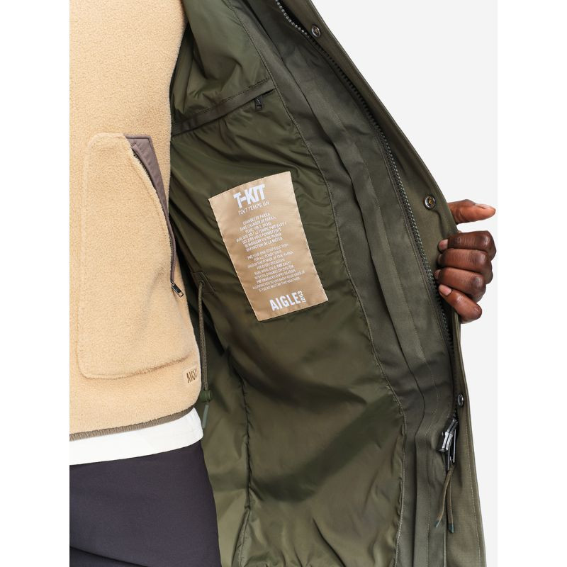 T-KIT Parka longue en coton T-KIT Aigle
