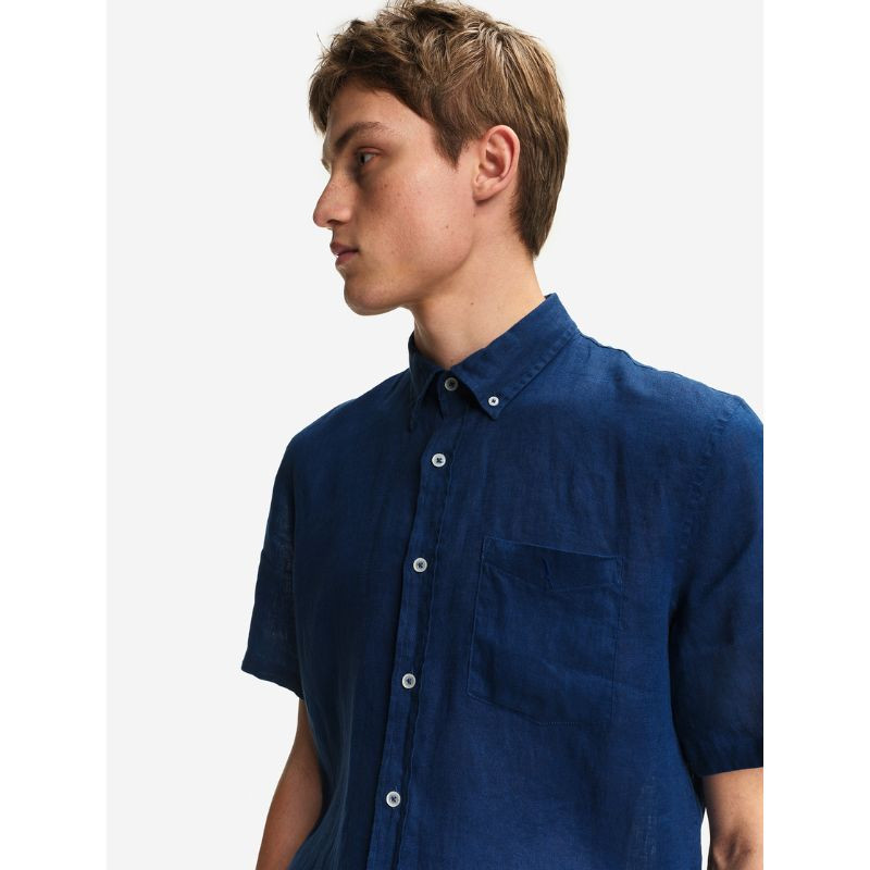 Chemise manches courtes en lin Aigle
