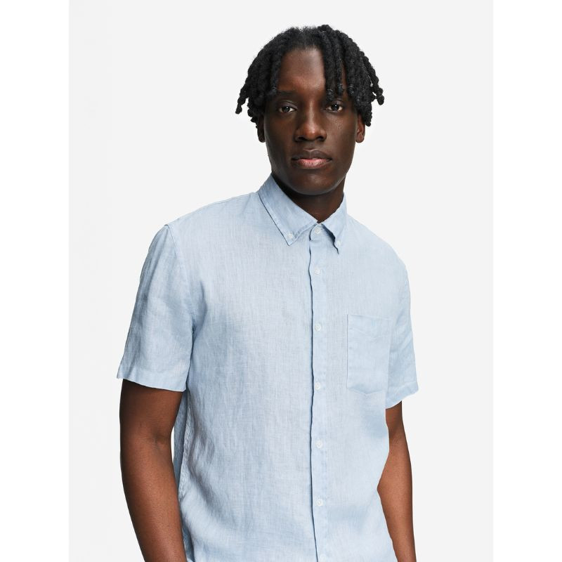 Chemise manches courtes en lin Aigle