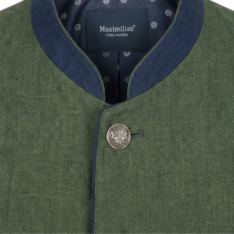 Veste autrichienne en lin Murau Maximilian