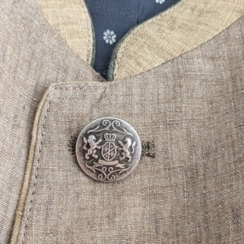 Veste autrichienne en lin Murau Maximilian