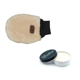 Gant à lustrer + Cirage incolore Paraboot