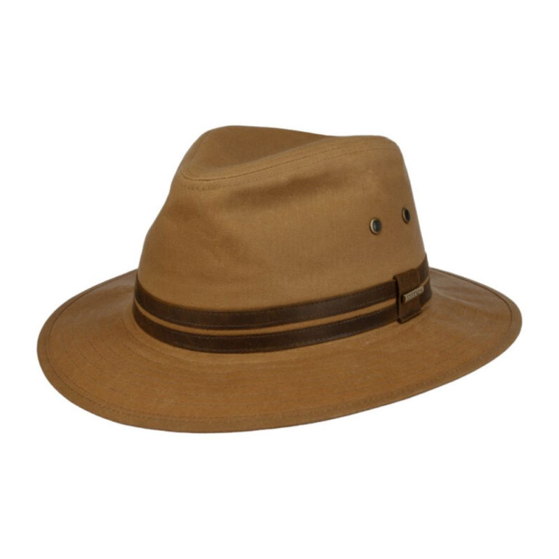 Stetson Traveller-hoed van geolied katoen