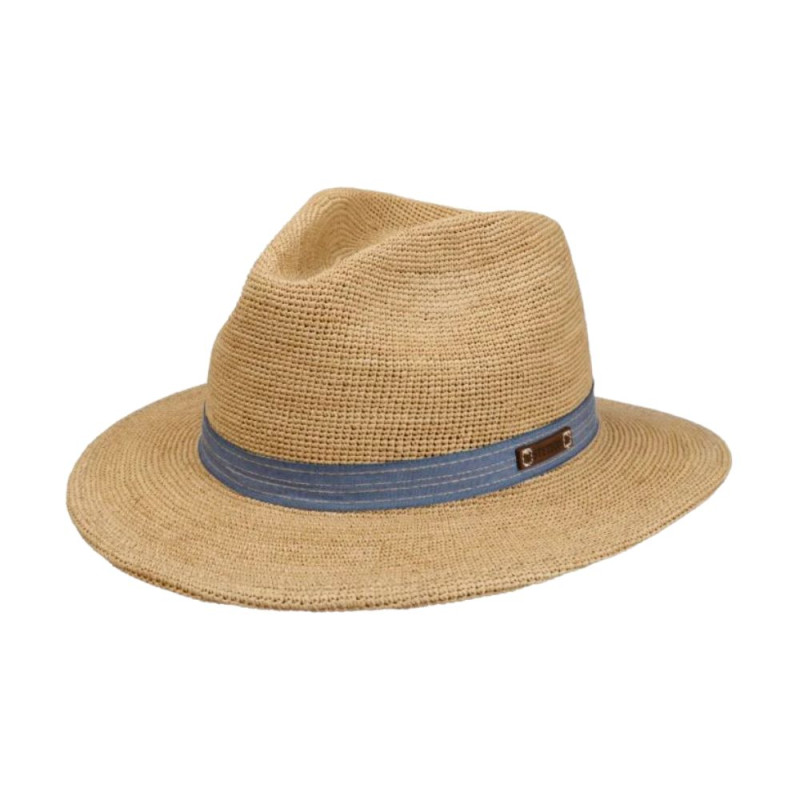 Chapeau Traveller Raffia Crochet Stetson