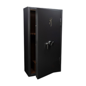 Browning Heritage-kluis voor 14 wapens, van leer en hout
