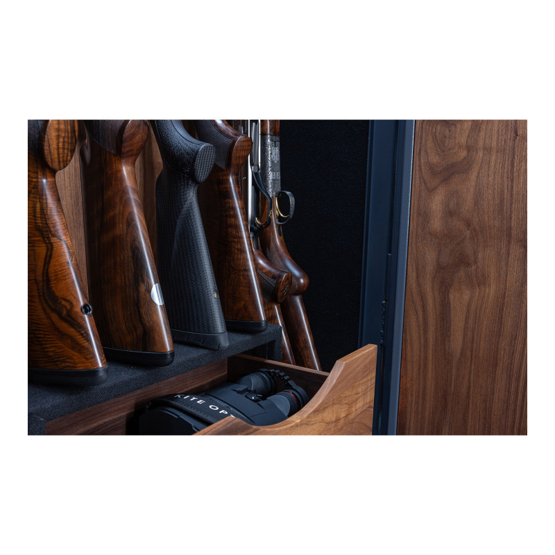 Heritage-kluis voor 14 wapens met Browning-tapijt