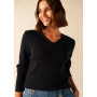Pull Brehat col V femme Saint James