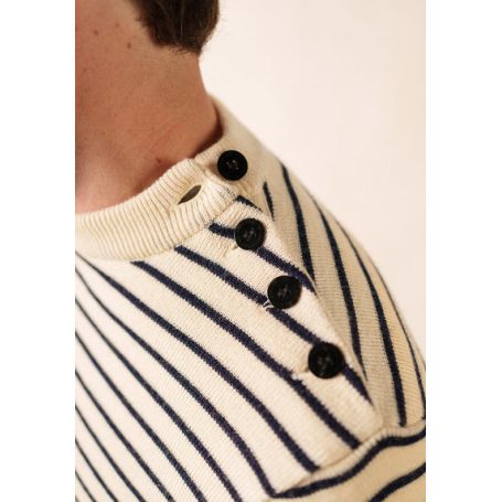 Pull Matelot rayé Saint James