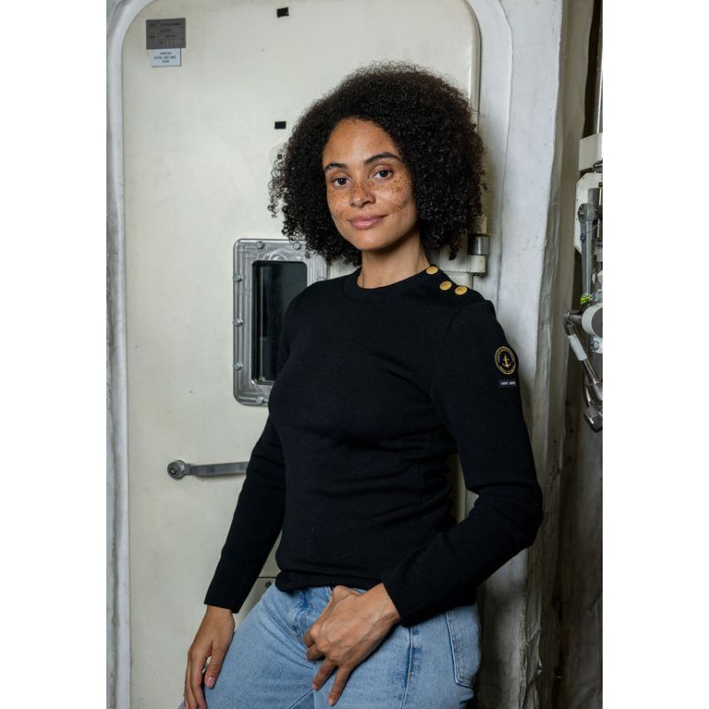 Pull Astrolabe femme Marine Nationale x Saint James