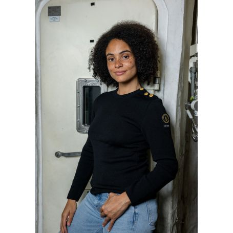 Pull Astrolabe femme Marine Nationale x Saint James