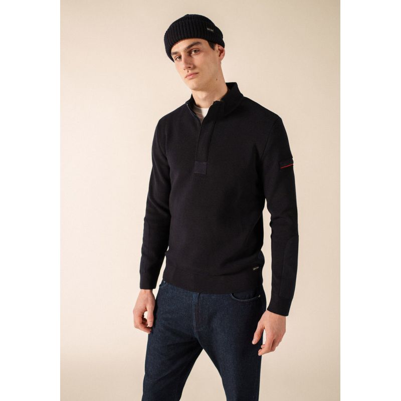 Pull Col Zippé Loup de Mer Saint James