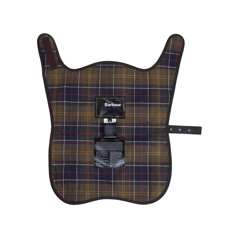 Manteau pour chien Shiny coton ciré doublure Tartan Barbour