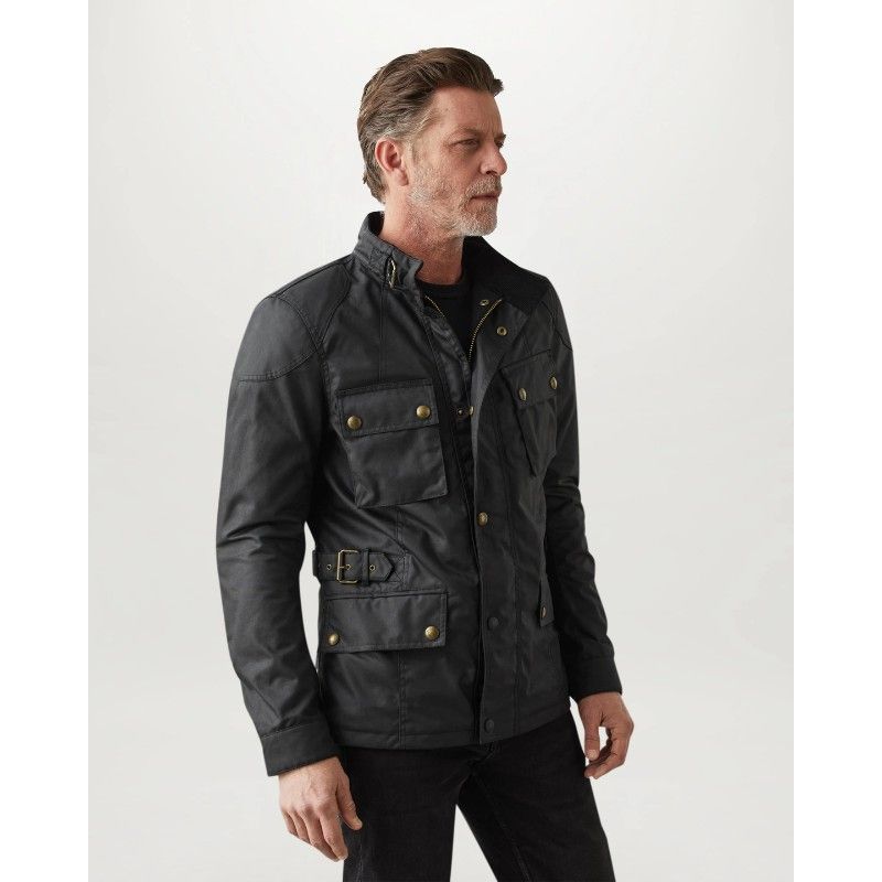 Veste Huilée Motard Crosby Belstaff