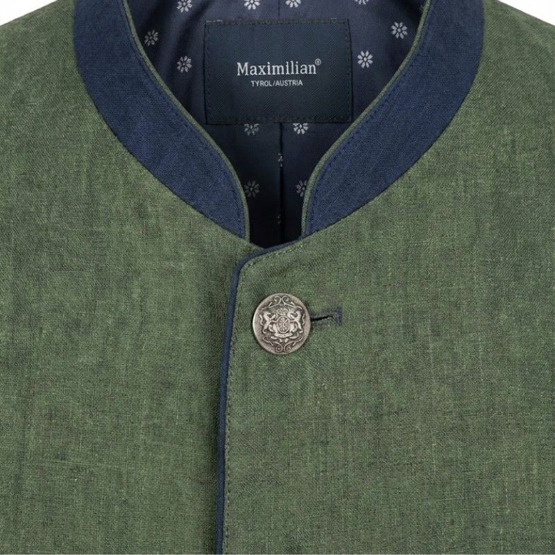 Veste autrichienne en lin Murau Maximilian