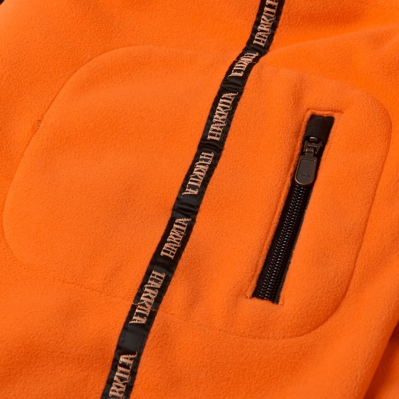 Veste polaire Kamko Orange Blaze / Vert - Harkila