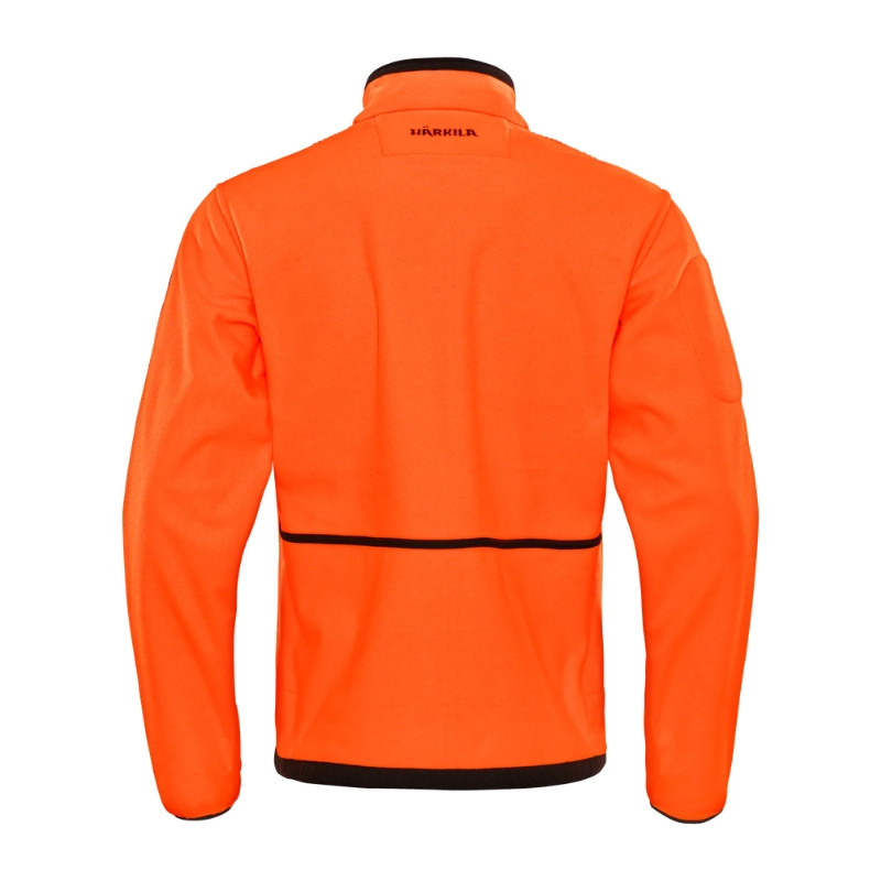 Veste polaire Kamko Orange Blaze / Vert - Harkila