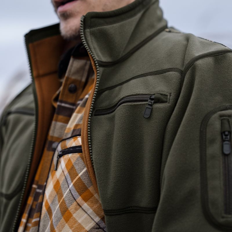 Veste polaire Kamko Forest night/Rustique clay Härkila