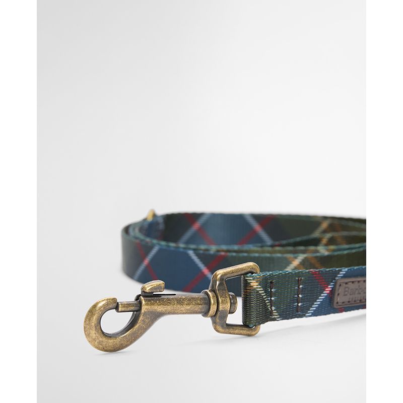 Laisse pour chien tartan imprimé Barbour