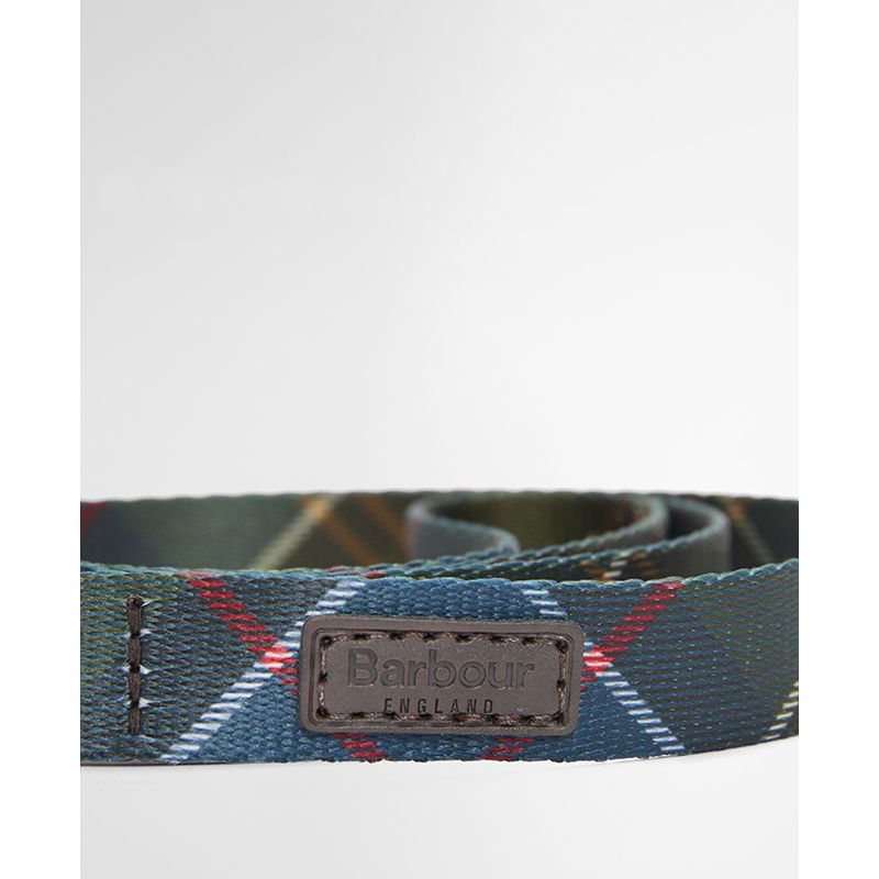 Laisse pour chien tartan imprimé Barbour