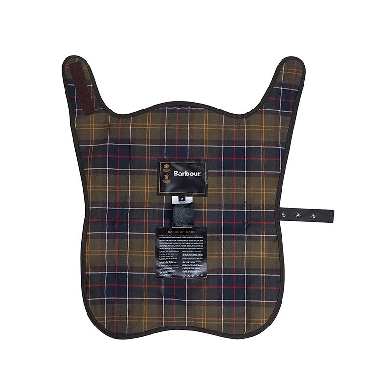 Manteau pour chien coton huilé doublure tartan Barbour
