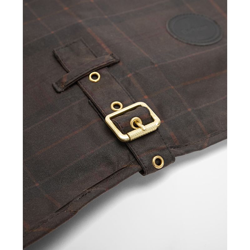 Manteau pour chien tartan en coton huilé Barbour