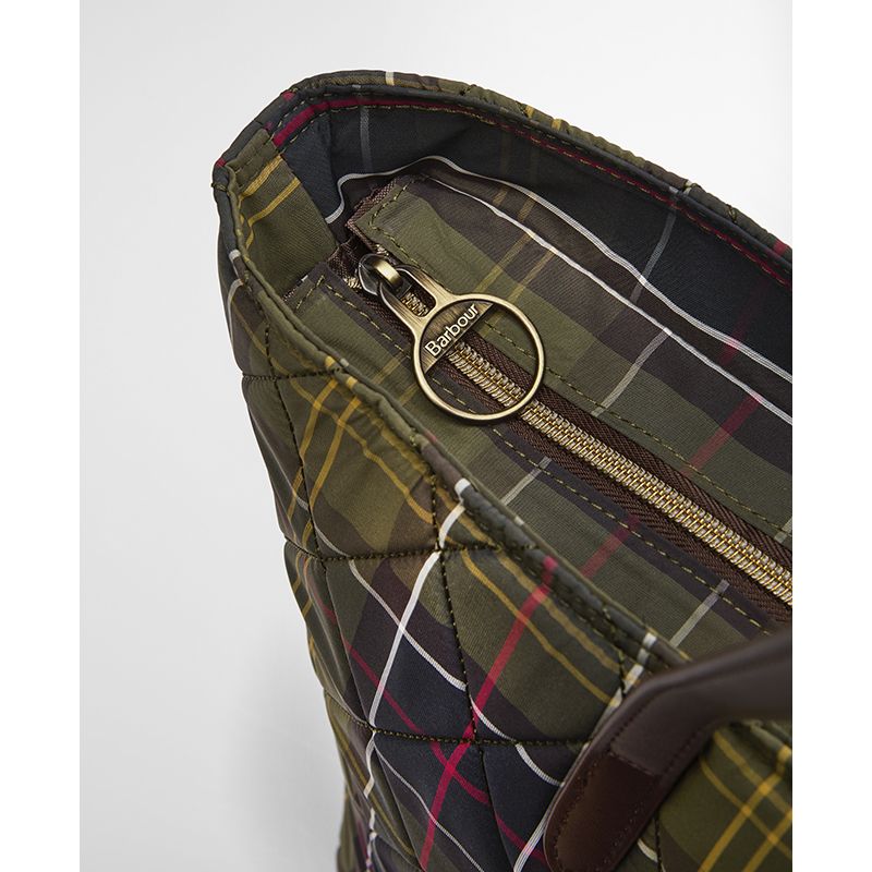 Sac matelasse Wetherham tartan Barbour