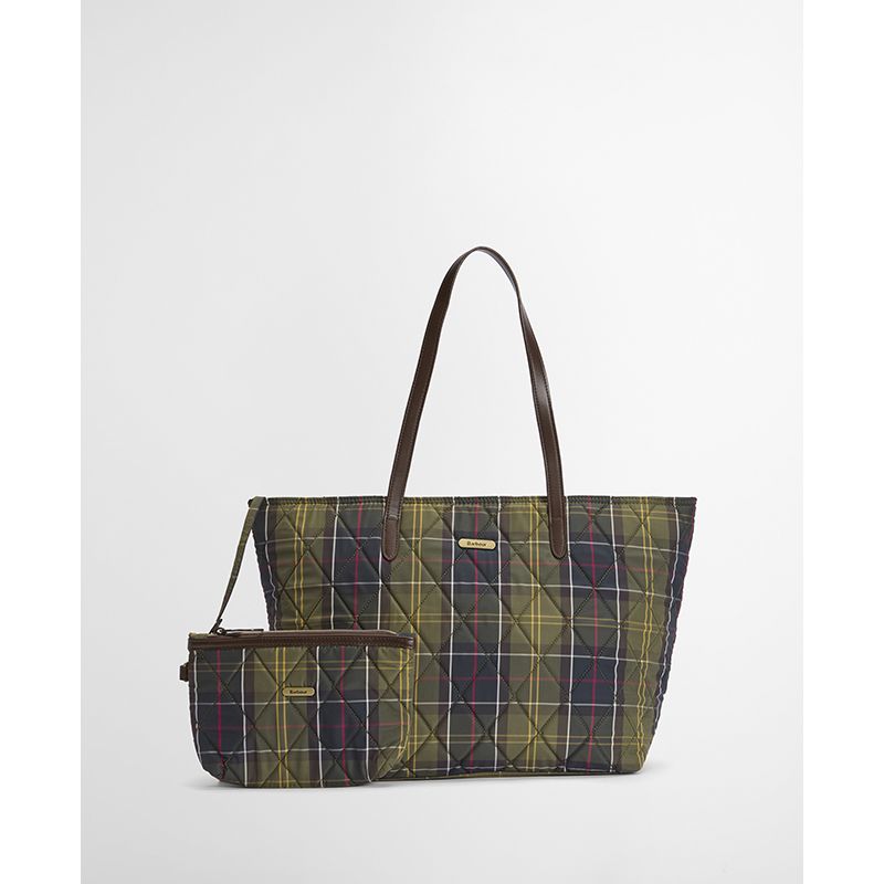 Sac matelasse Wetherham tartan Barbour