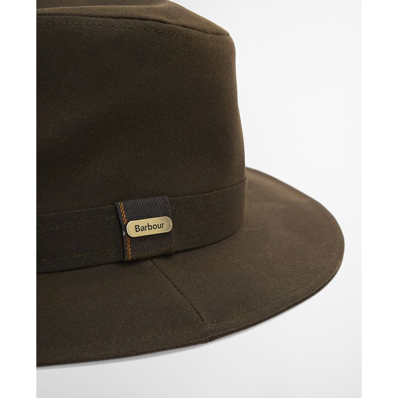 Chapeau huilé vintage Bushman femme Barbour